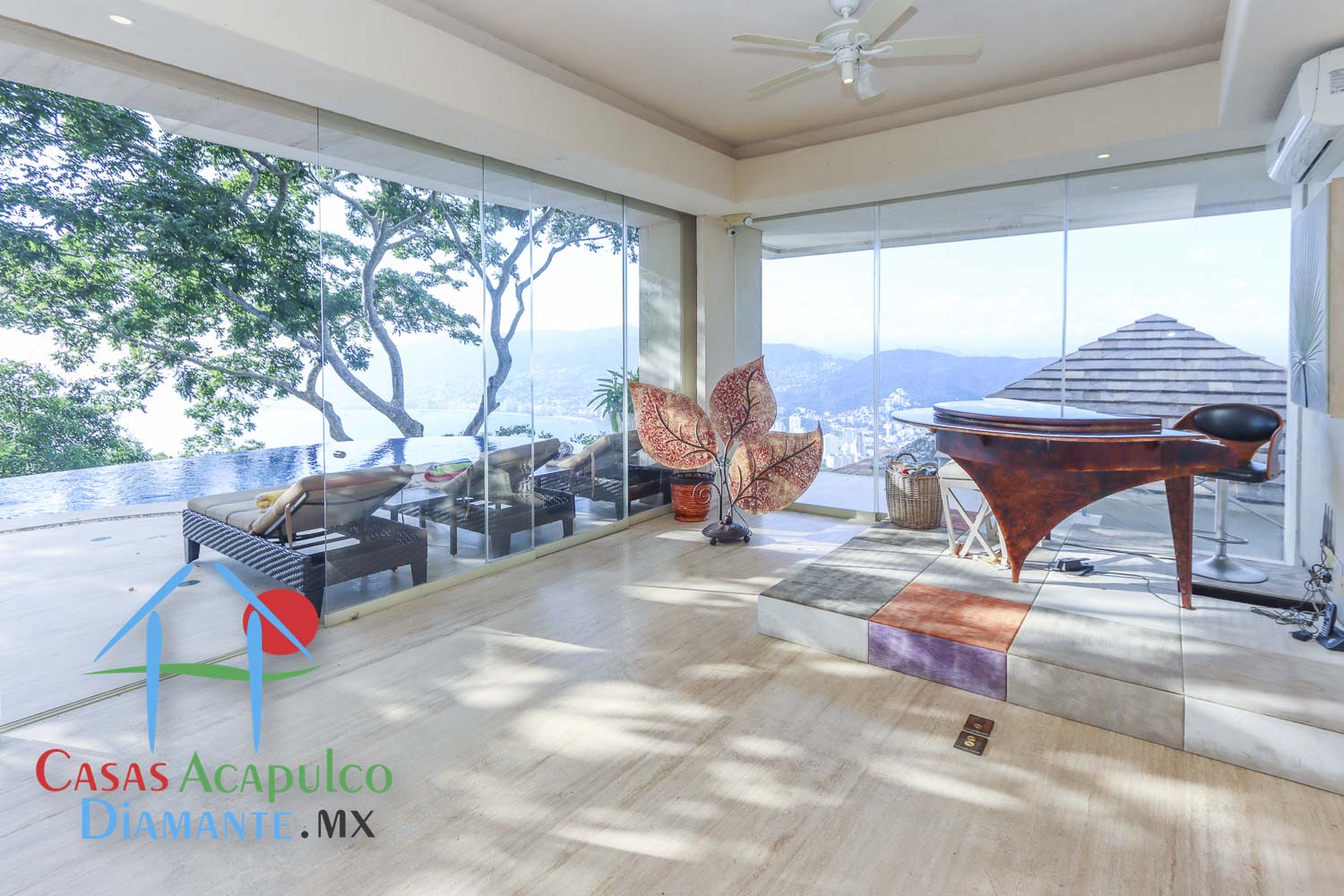 Villa Scarlet Bird - Sala - bar recepción 5